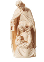 Crèche traditionnelle Sainte Famille en bois