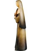 Heilige Rita der Cascia-Statue aus Holz - mit Ölfarben lasiert