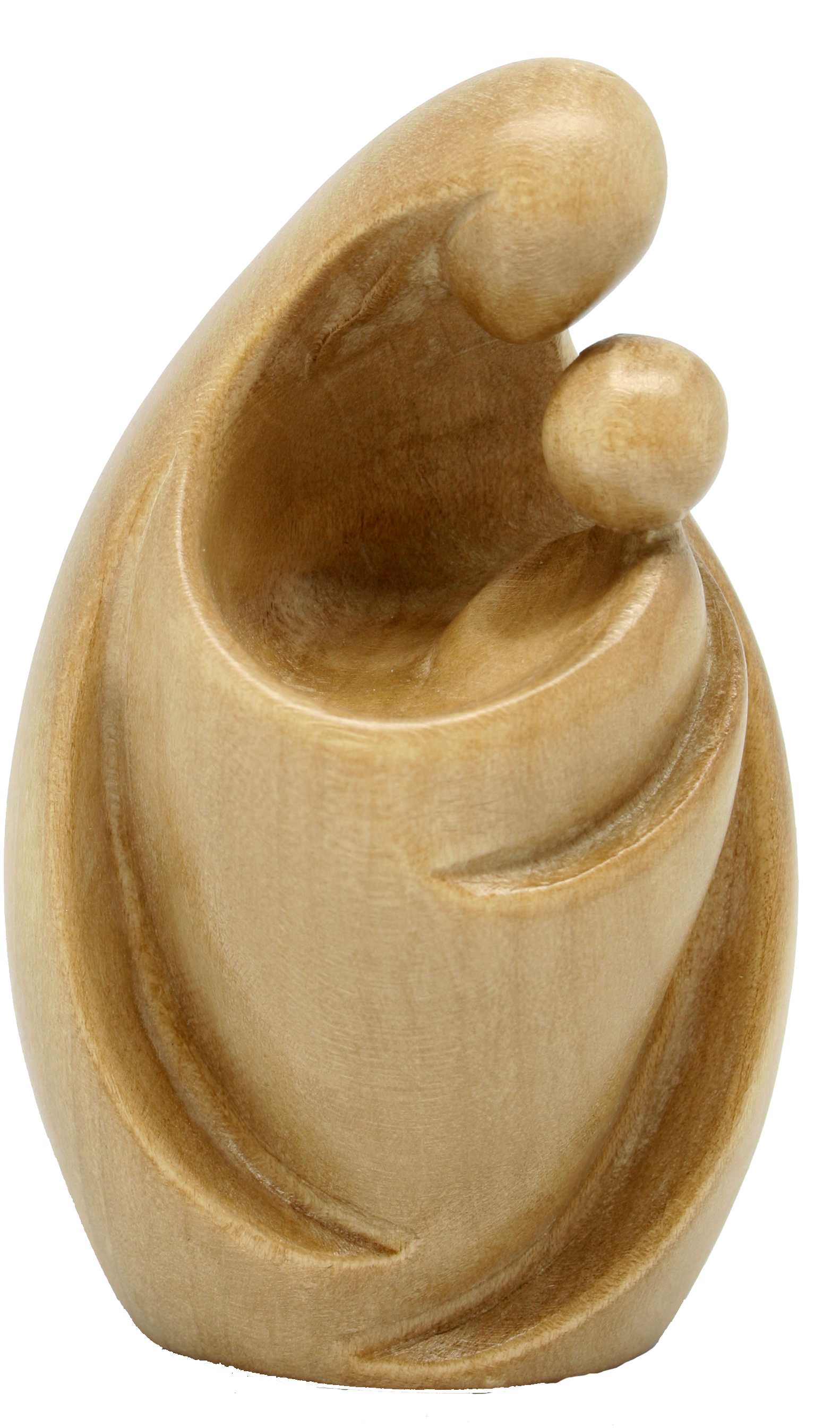 Madonna mit Kind aus Holz - mit Ölfarben lasiert