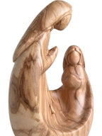 Madone avec Bernadette en bois