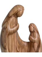 Madone avec Bernadette en bois