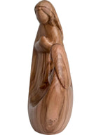 Madone avec Bernadette en bois