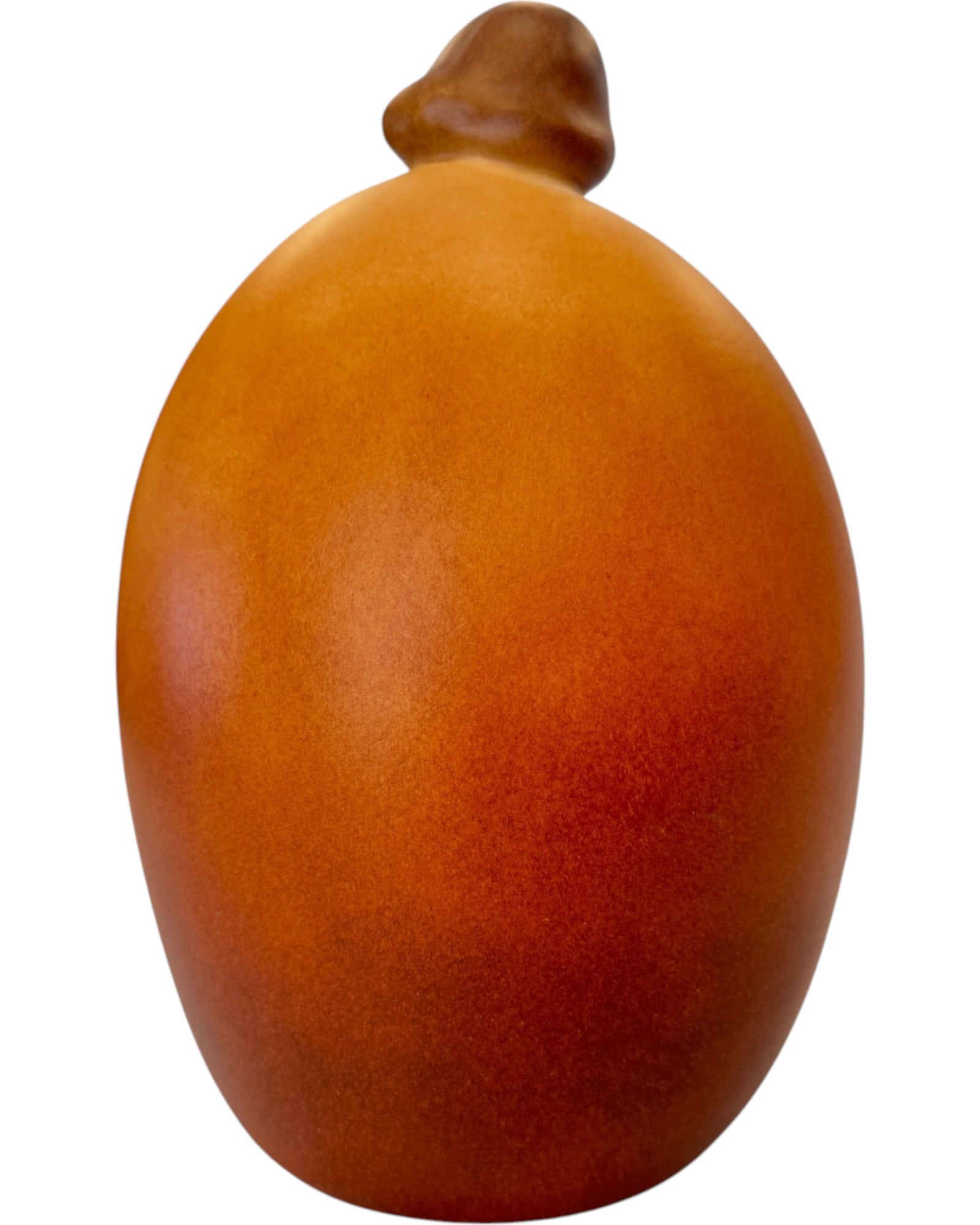 Heilige Familie mit Gesicht als Blockkrippe aus Holz - mit Ölfarben lasiert