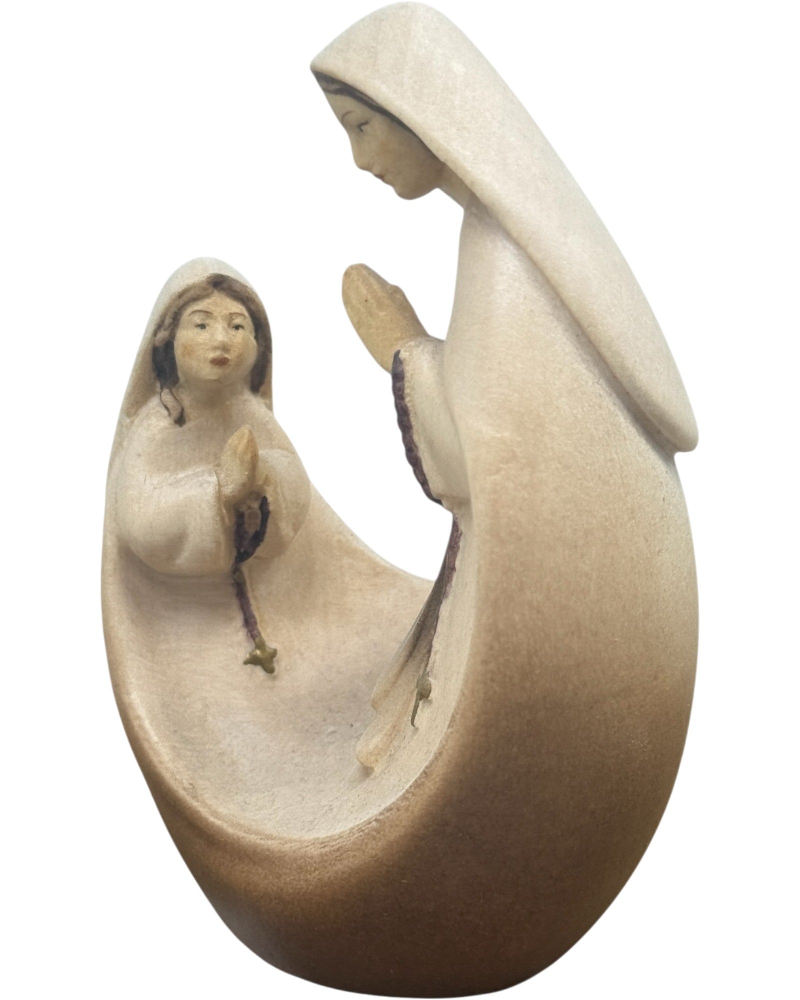 Madonna con Bernadette in stile moderno