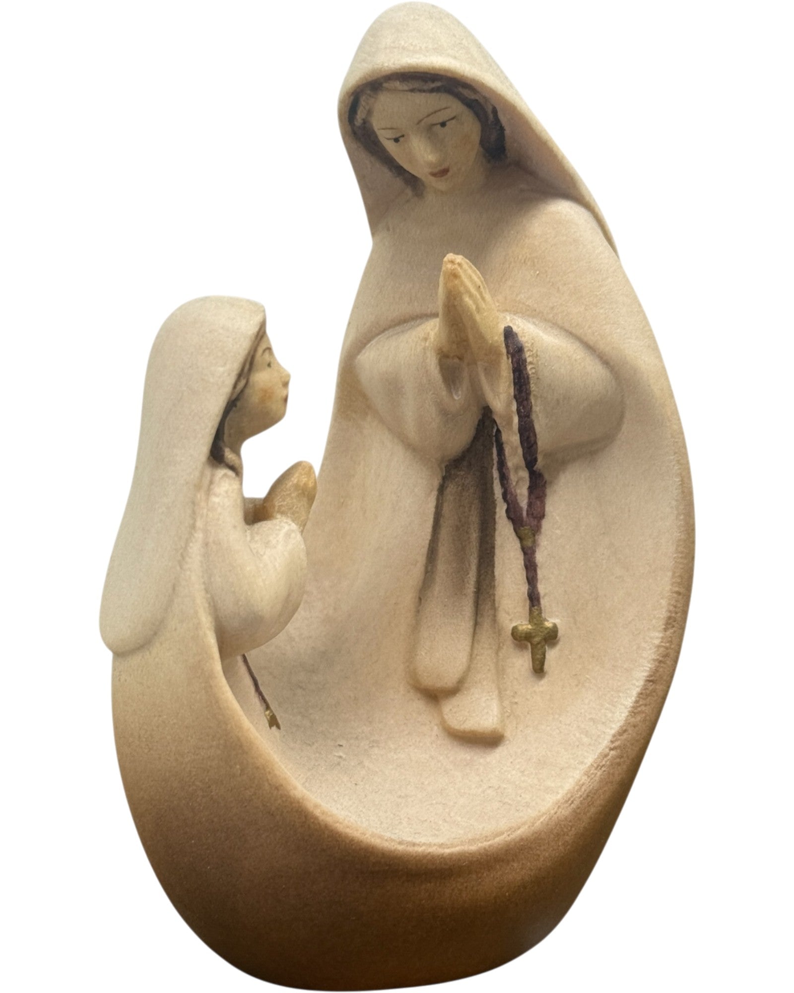 Madonna con Bernadette in stile moderno