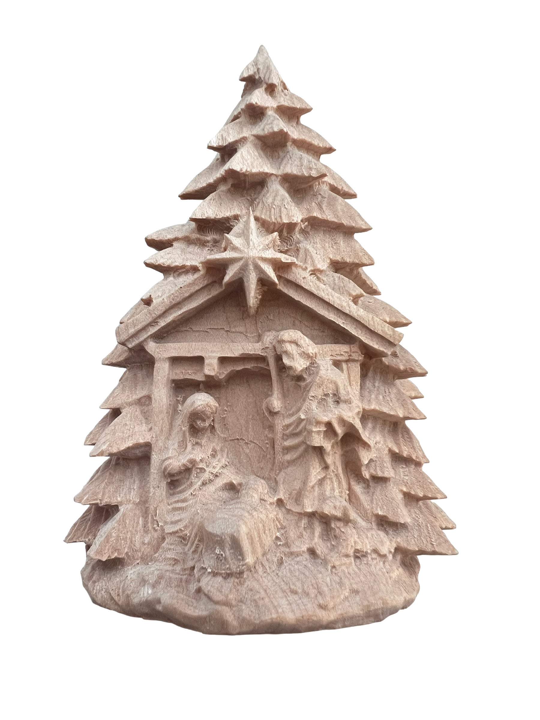 Arbre de Noël avec la sainte famille