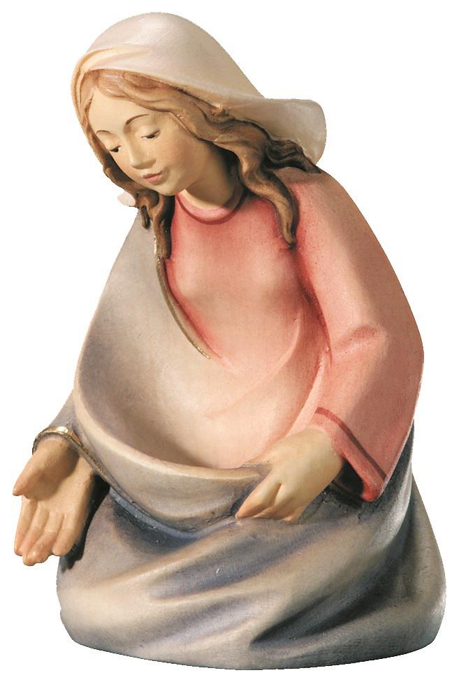 Maria aus Ahornholz geschnitzt - mit Ölfarben lasiert
