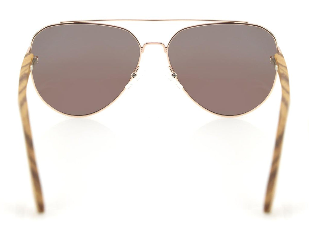 Leichte Sonnenbrille mit blauen polarisierten Gläsern