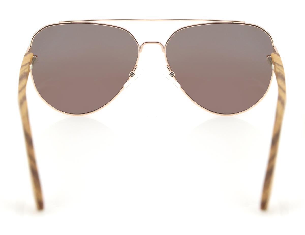 Leichte Sonnenbrille mit blauen polarisierten Gläsern