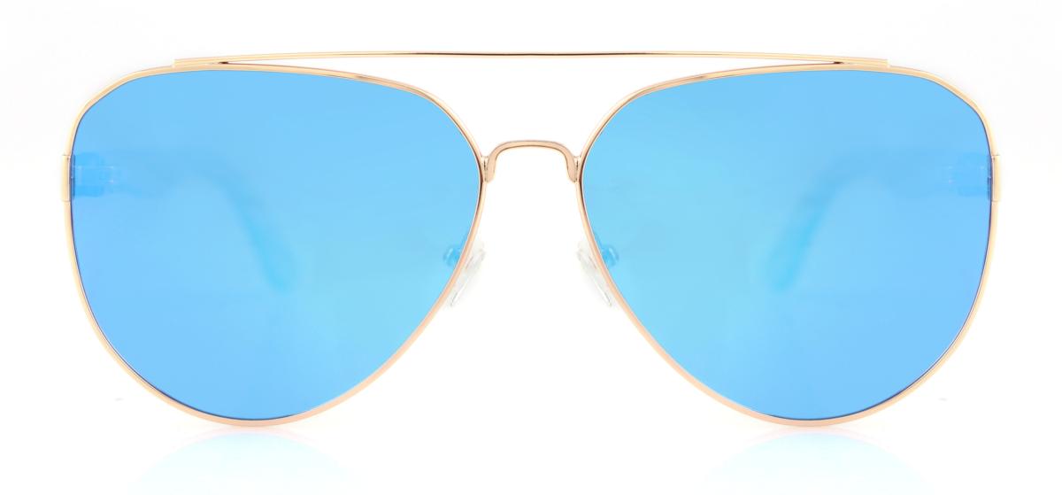 Leichte Sonnenbrille mit blauen polarisierten Gläsern