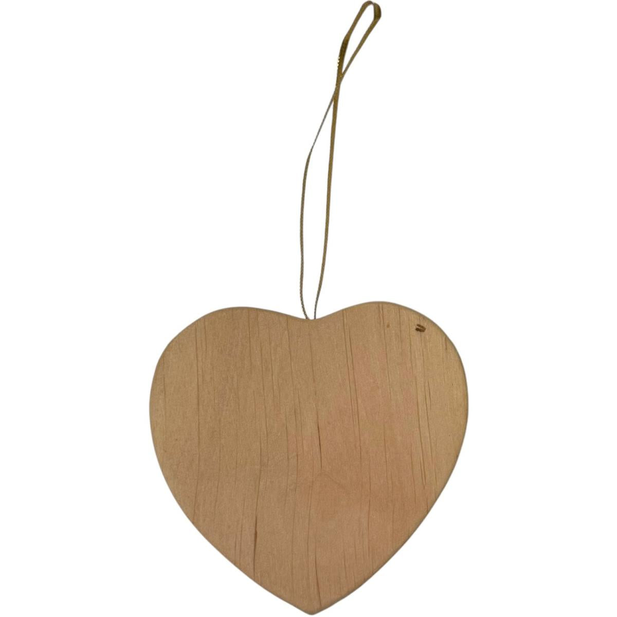 Herz mit Rinde 6 cm
