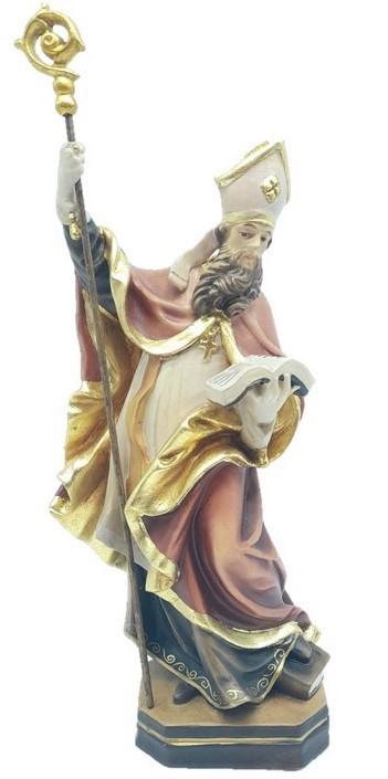 Saint-Nicolas avec un livre et trois sphères en bois
