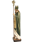 Saint Patrick sculpté en bois