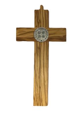 Croix de Saint Benoît en bois deolivier