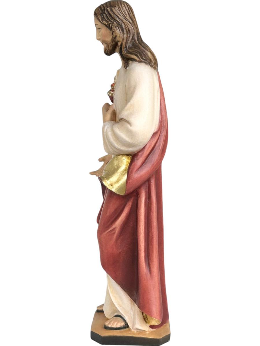 Sacré-Cœur de Jésus sculpté en bois