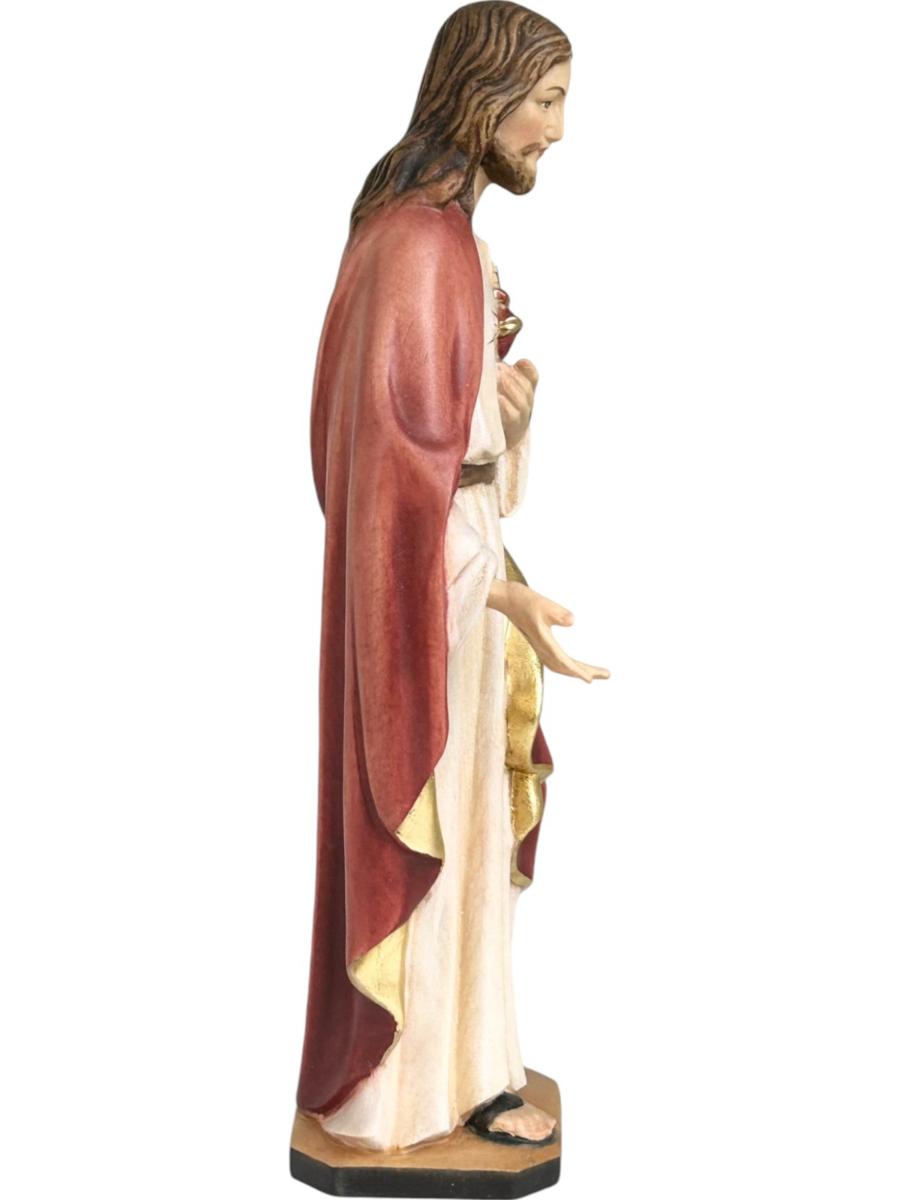 Sacré-Cœur de Jésus sculpté en bois