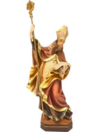 Holzskulptur des heiligen Domitian - mit Ölfarben lasiert