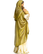 Mary with Child and Sheep wood paste
