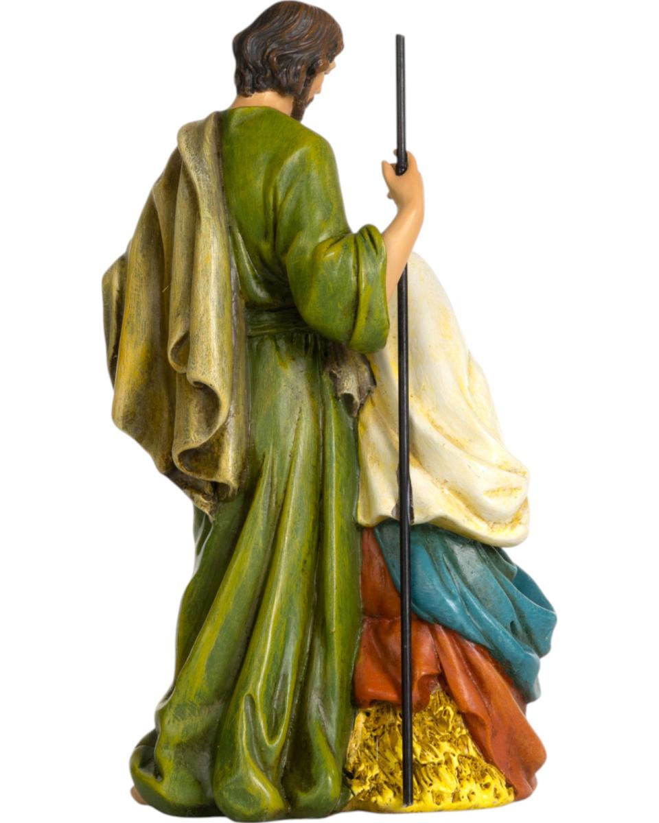 Nativité en pâte de bois