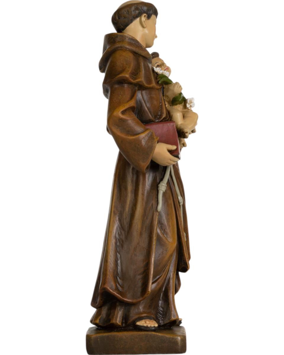 Saint Antoine de Padoue en résine de bois