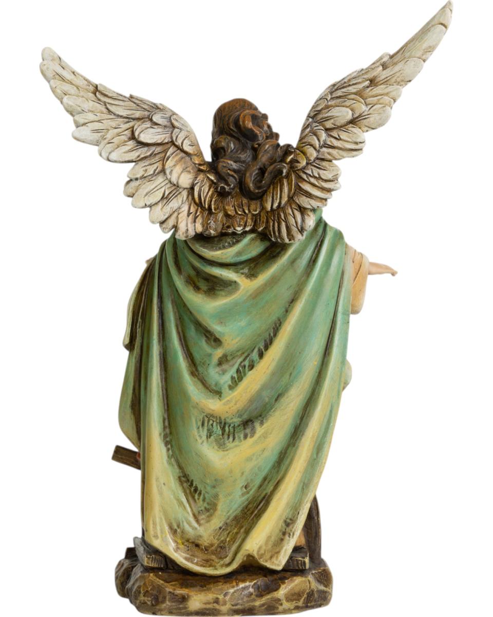 Ange gardien en pulpe de bois