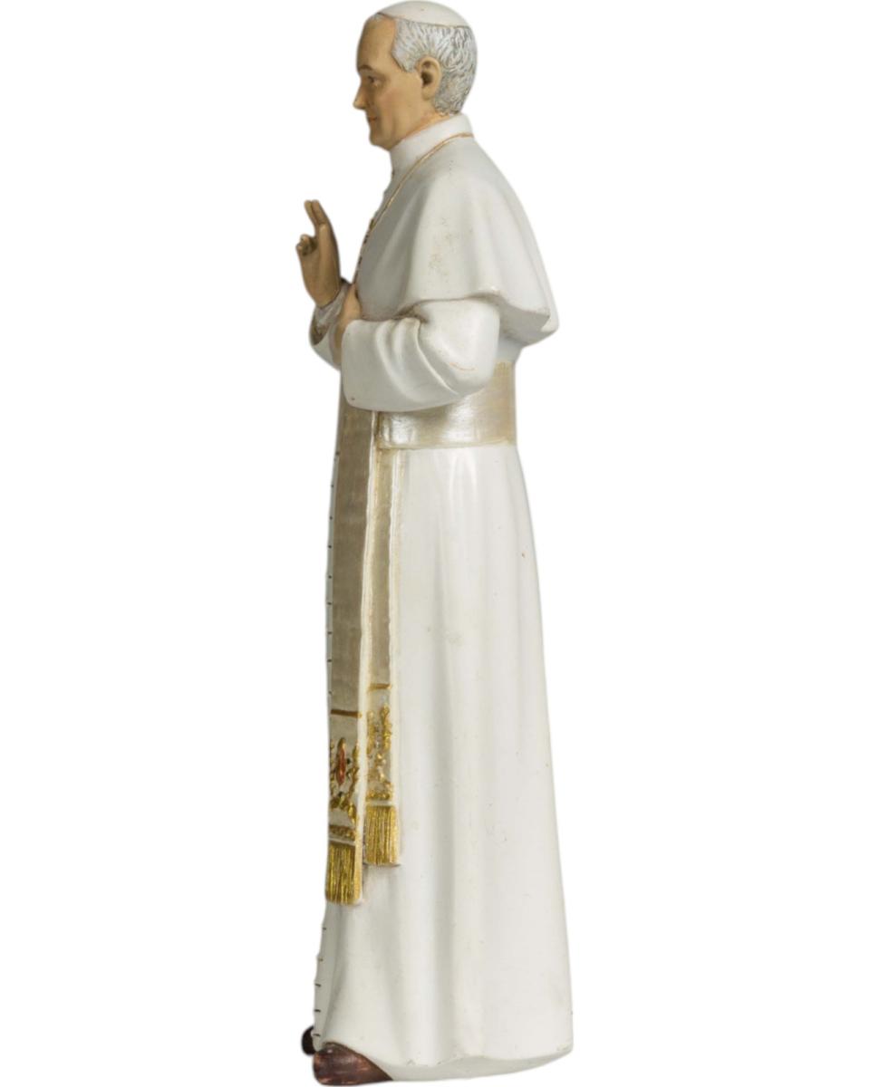 Pape Jean-Paul II en copeaux de bois