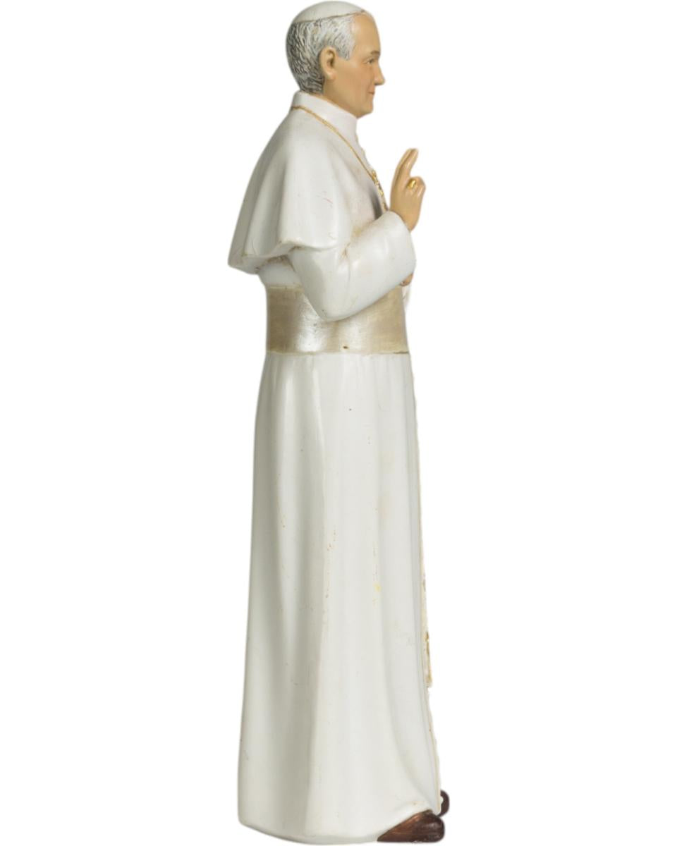 Pape Jean-Paul II en copeaux de bois