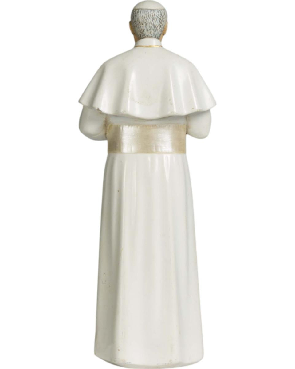 Pape Jean-Paul II en copeaux de bois