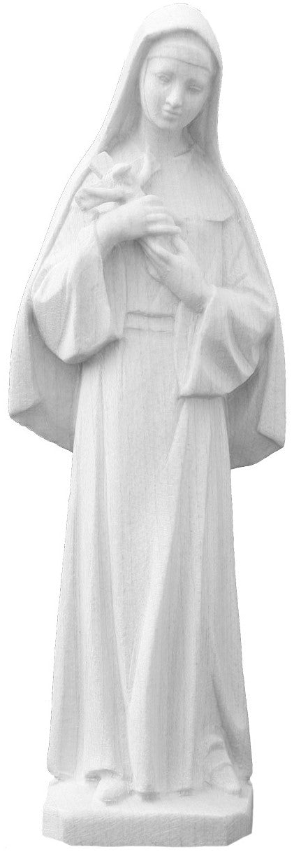 Statue Sainte Rita de Cascia avec livre