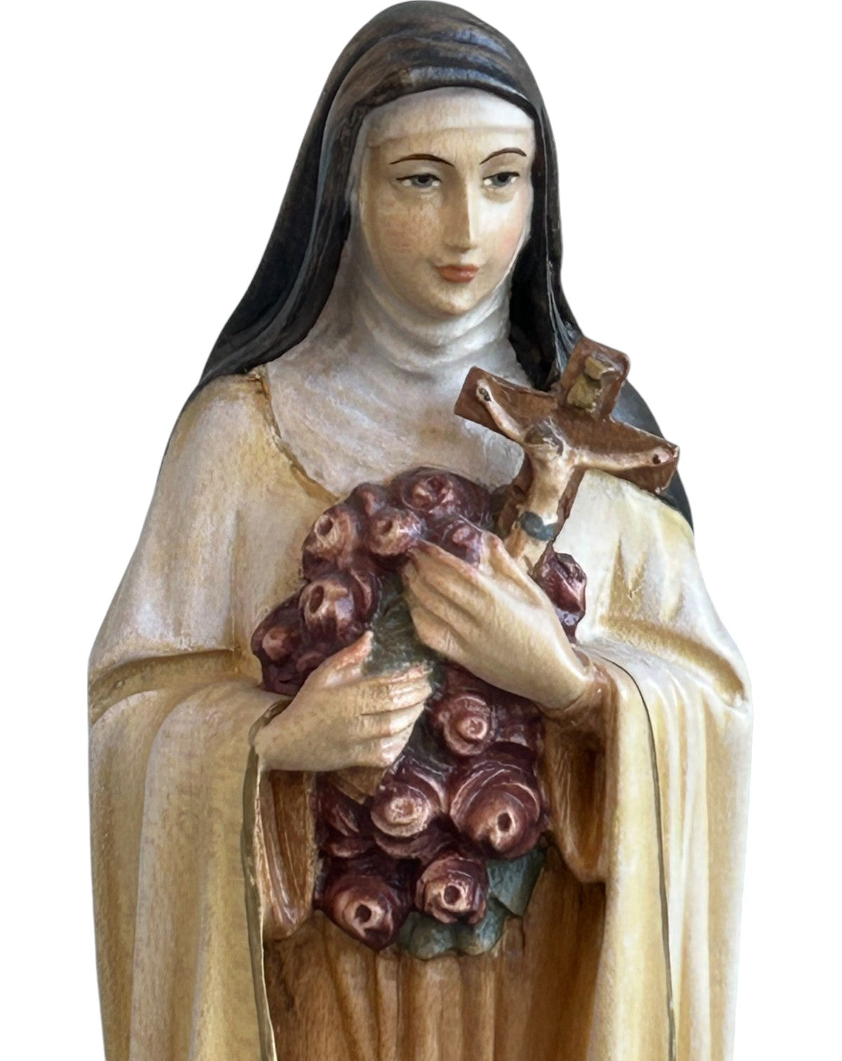 Hl. Theresia von Lisieux mit Rosen - Natur