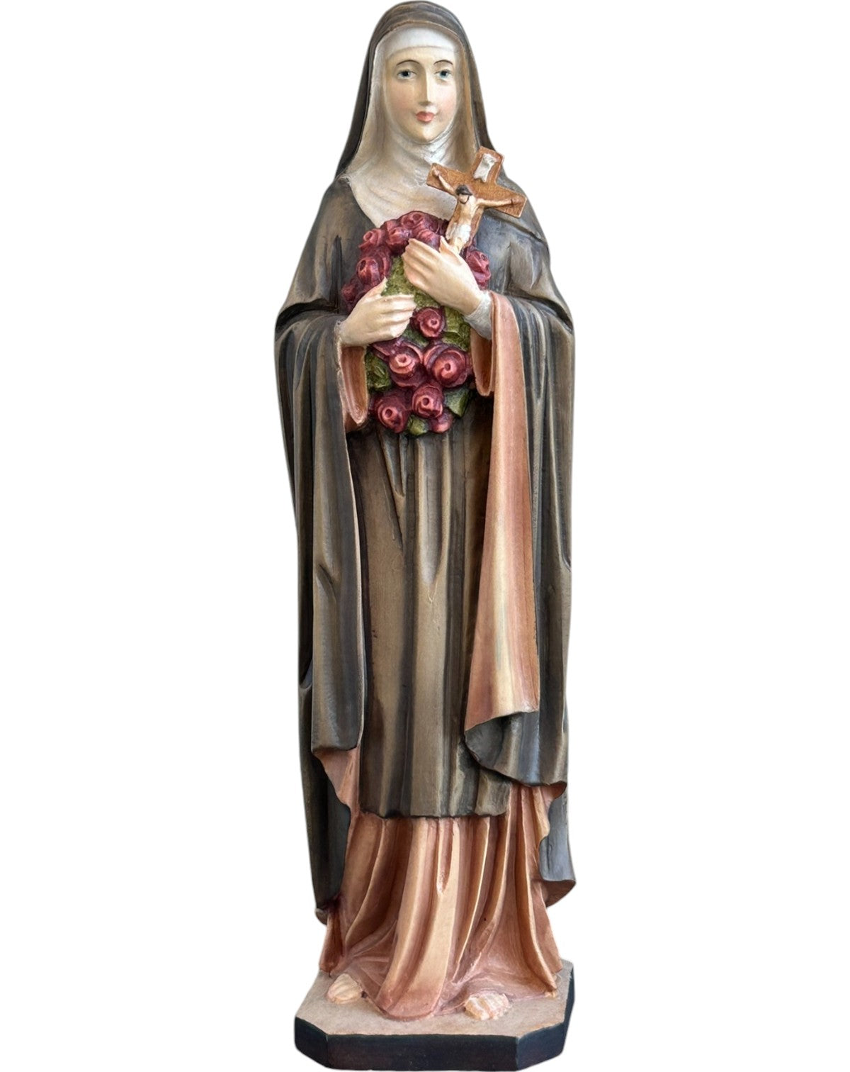 Hl. Theresia von Lisieux mit Rosen - Natur