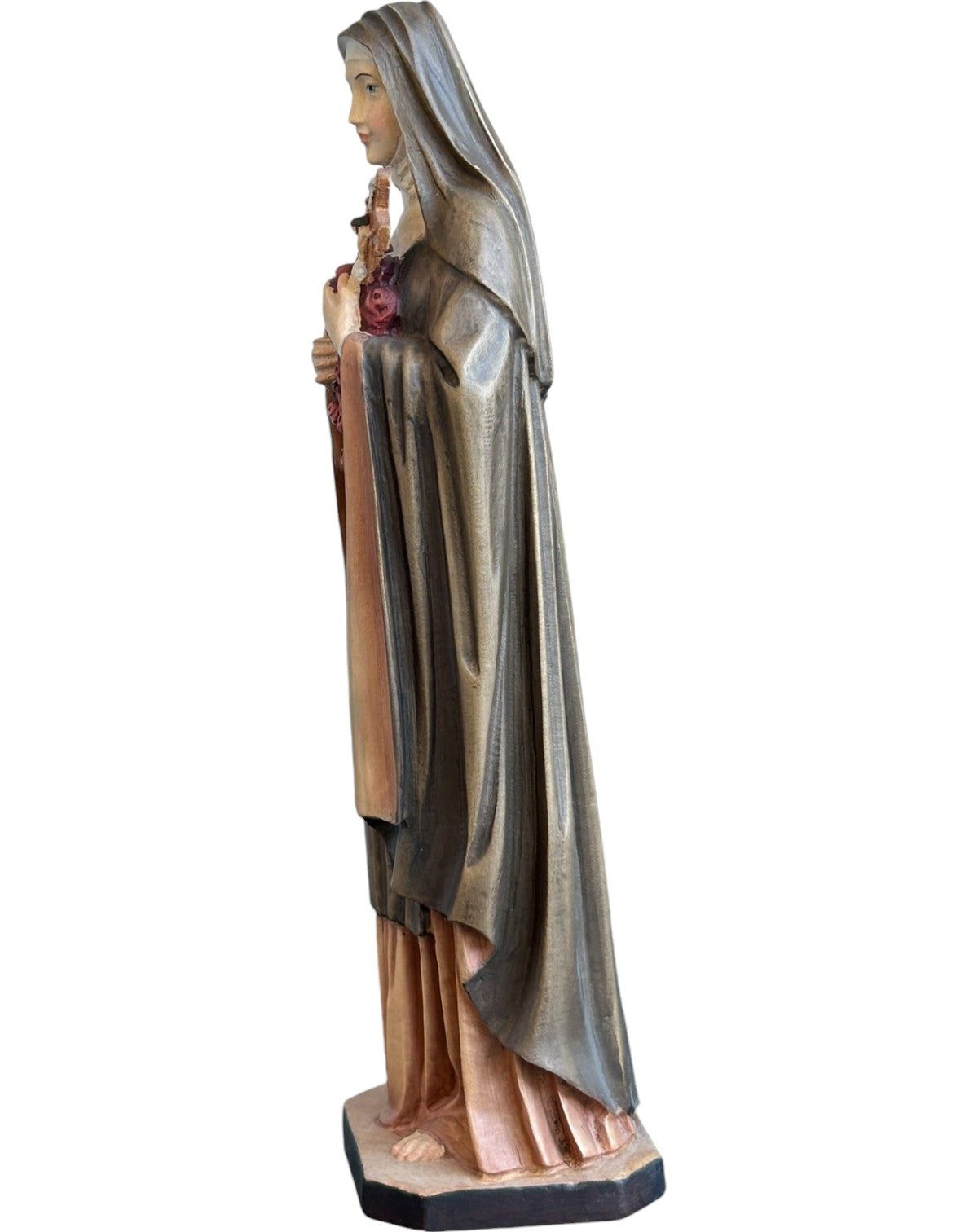 Hl. Theresia von Lisieux mit Rosen - Natur