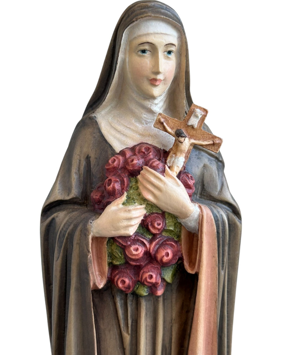 Hl. Theresia von Lisieux mit Rosen - Natur