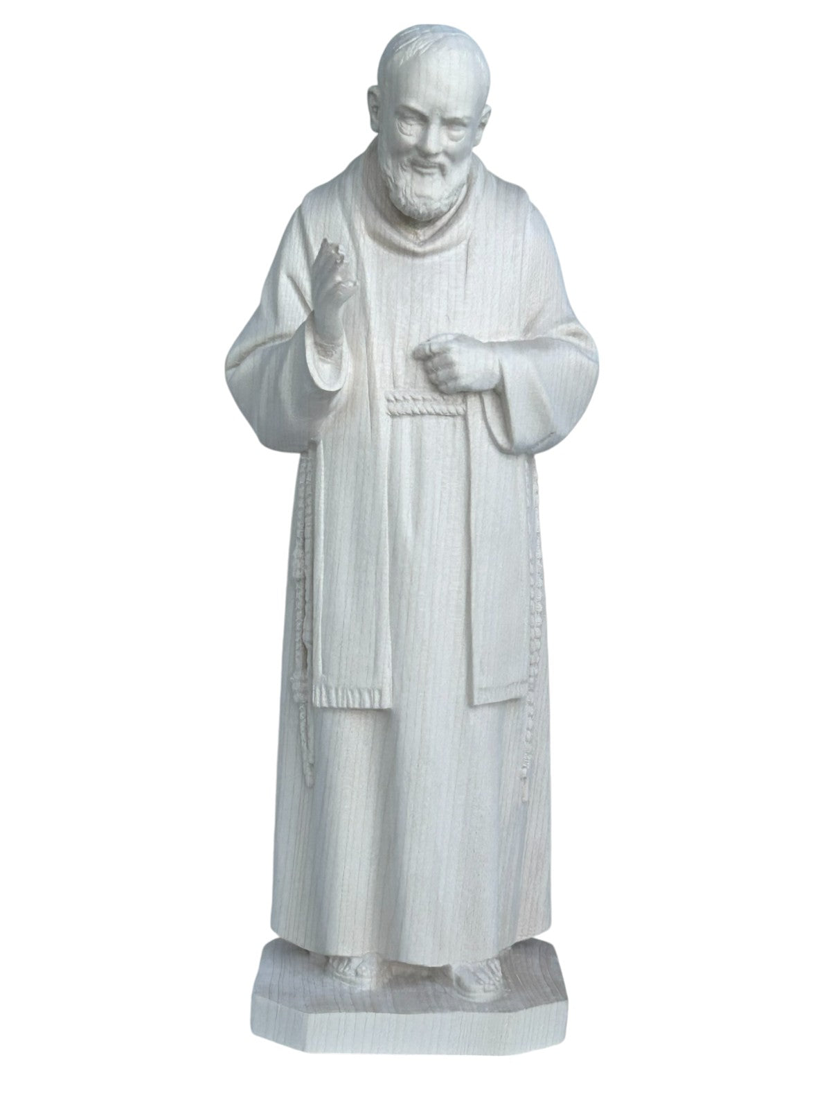 Padre Pio avec stigmates en bois