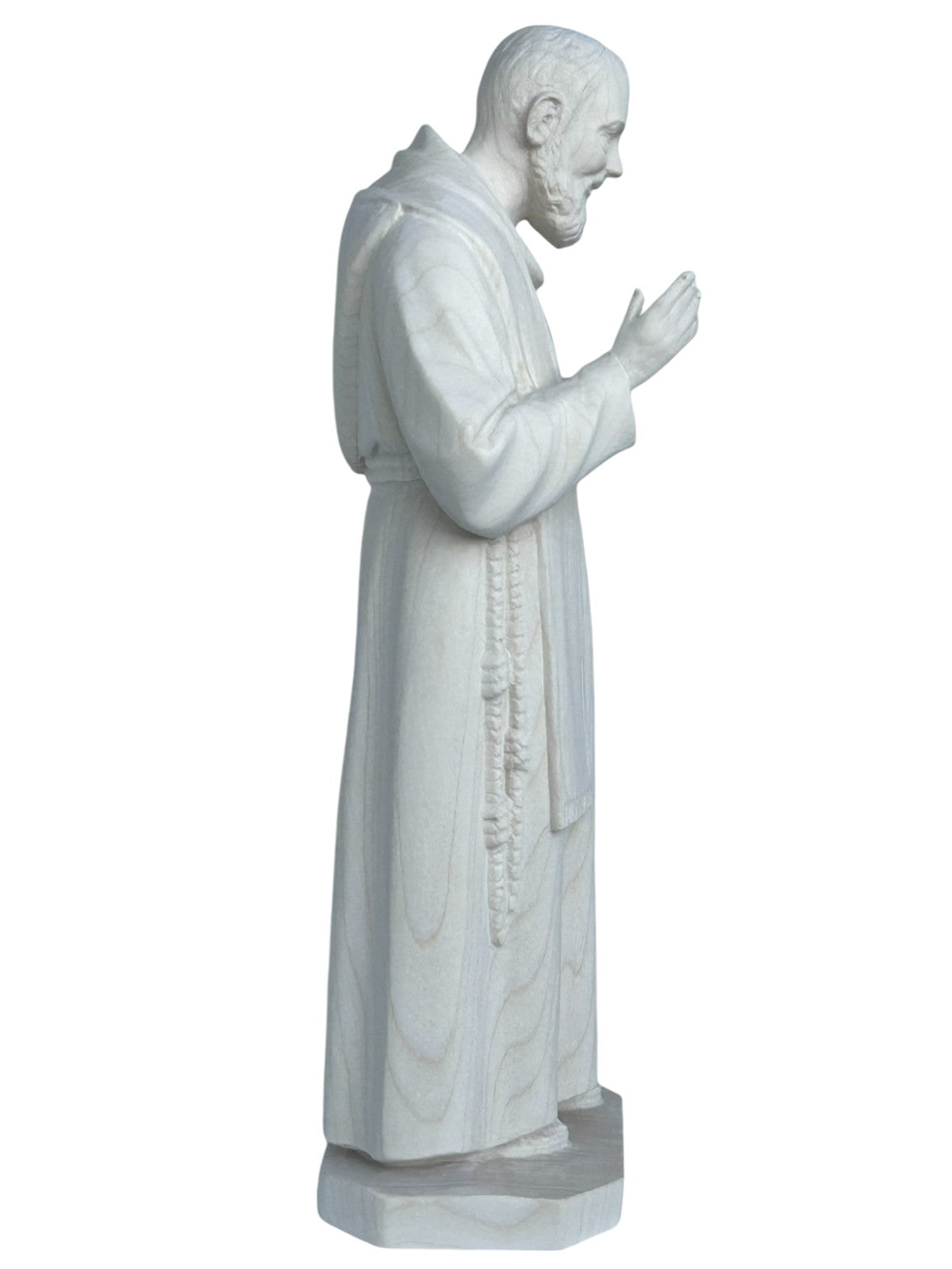 Padre Pio avec stigmates en bois