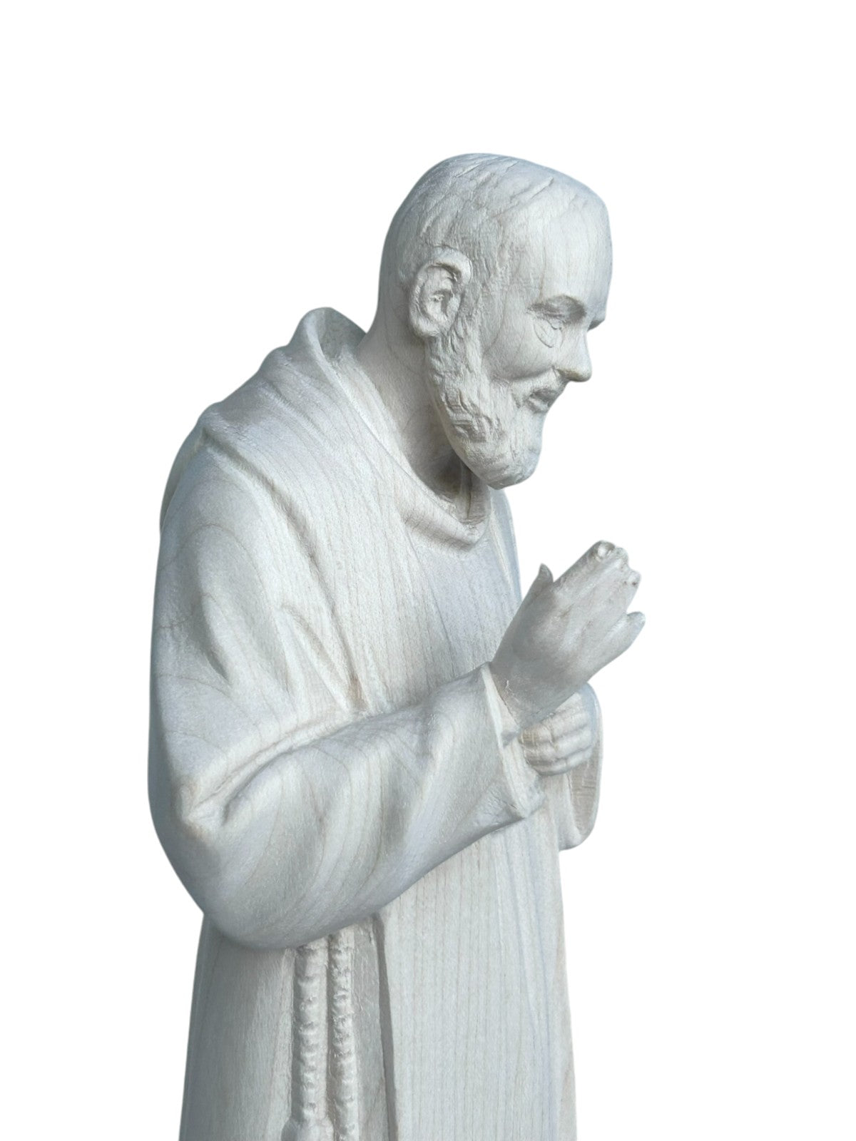 Padre Pio avec stigmates en bois