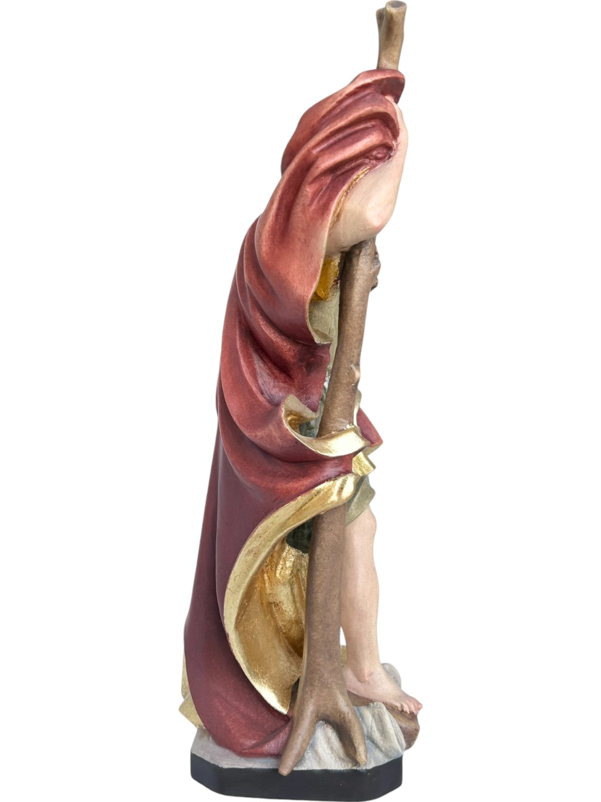 Saint Christophe sculpté en bois d'érable