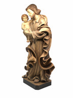 Saint Joseph avec l'enfant en bois
