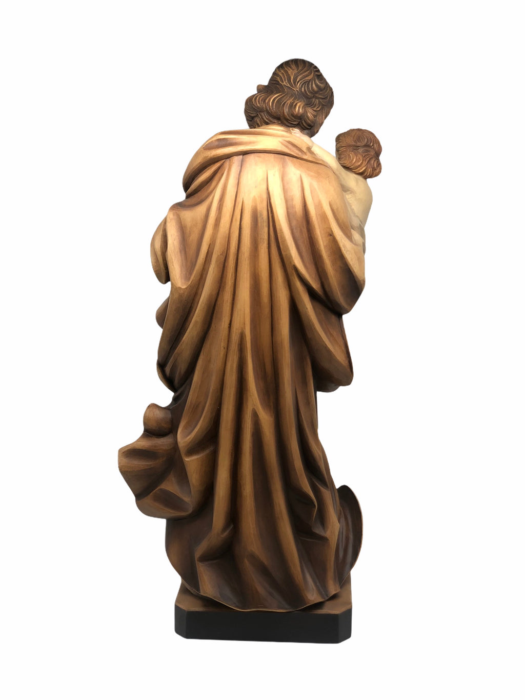 Saint Joseph avec l'enfant en bois