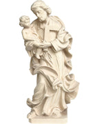 Saint Joseph avec l'enfant en bois