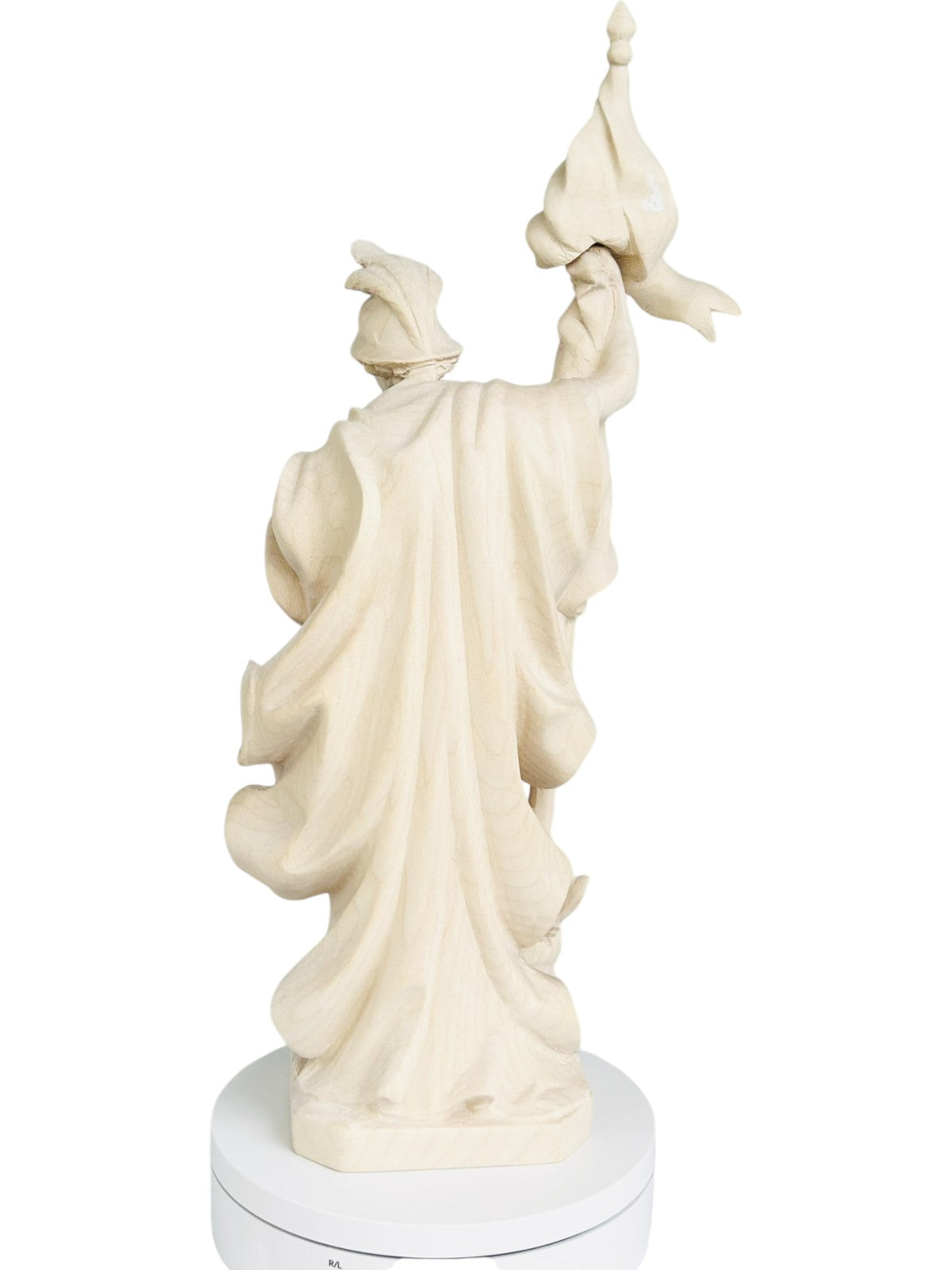 Saint Florian avec drapeau en bois