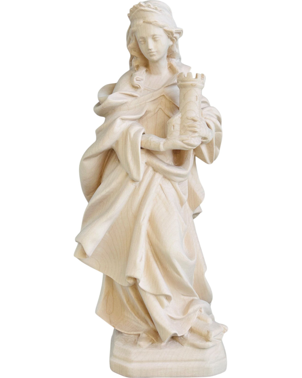 Sainte Barbe sculptée en bois