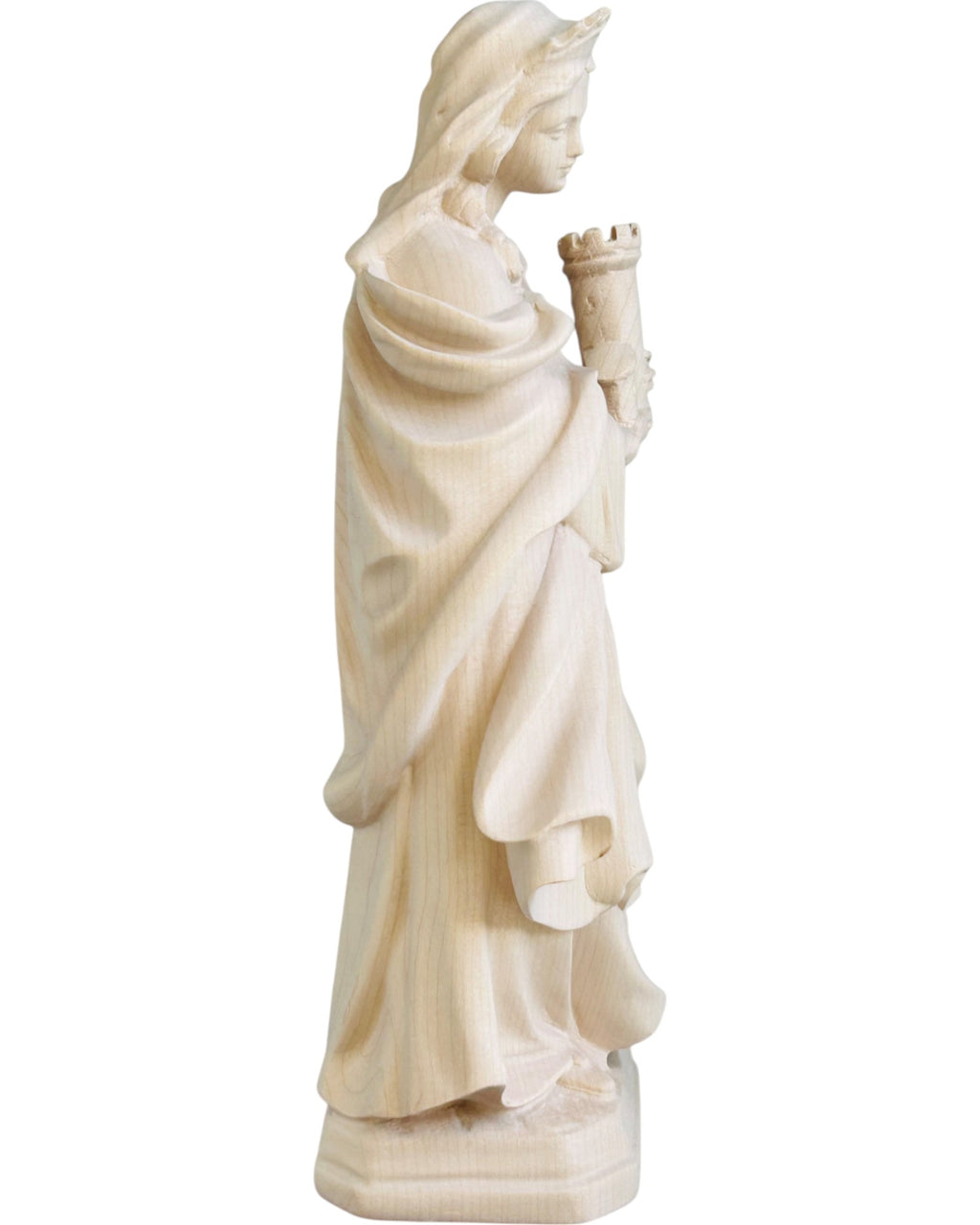 Sainte Barbe sculptée en bois