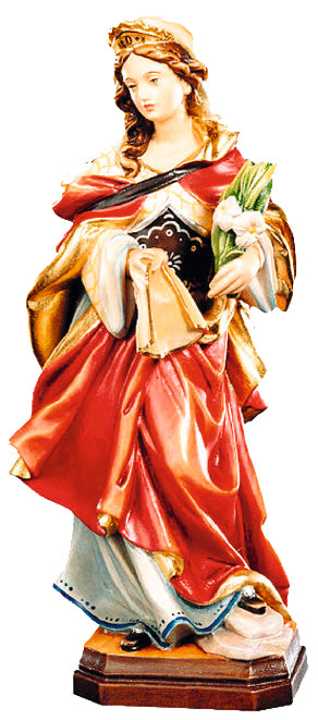 Santa Veronica una vita di fede e mistero - scultura in legno