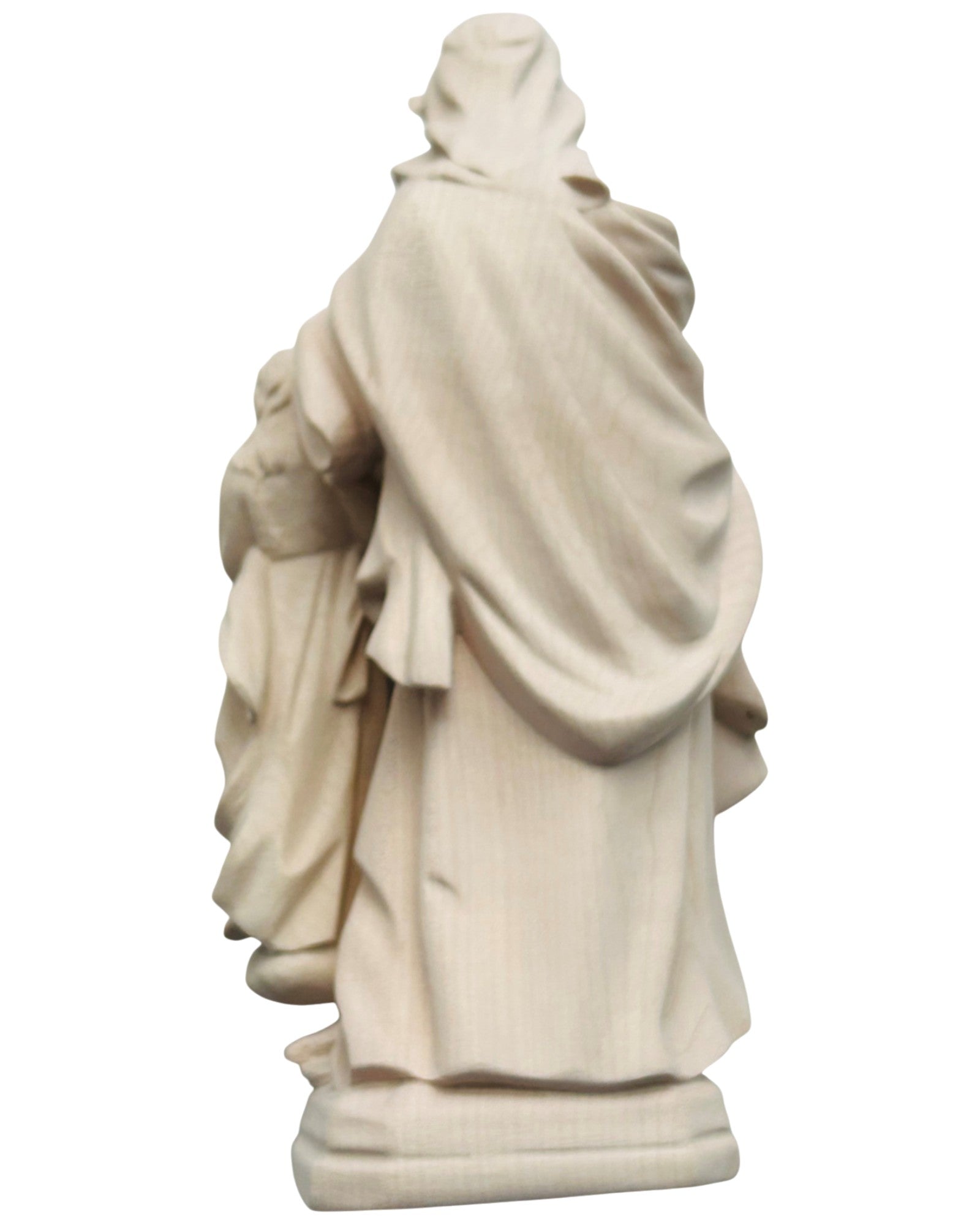 Sant'Anna ritratta con bimba in legno