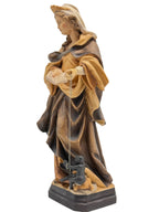 Sainte Julienne avec le diable enchaîné