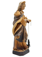 Sainte Julienne avec le diable enchaîné