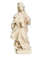 Sainte Julienne avec le diable enchaîné