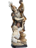 St. Martin sculpté dans du bois d'érable