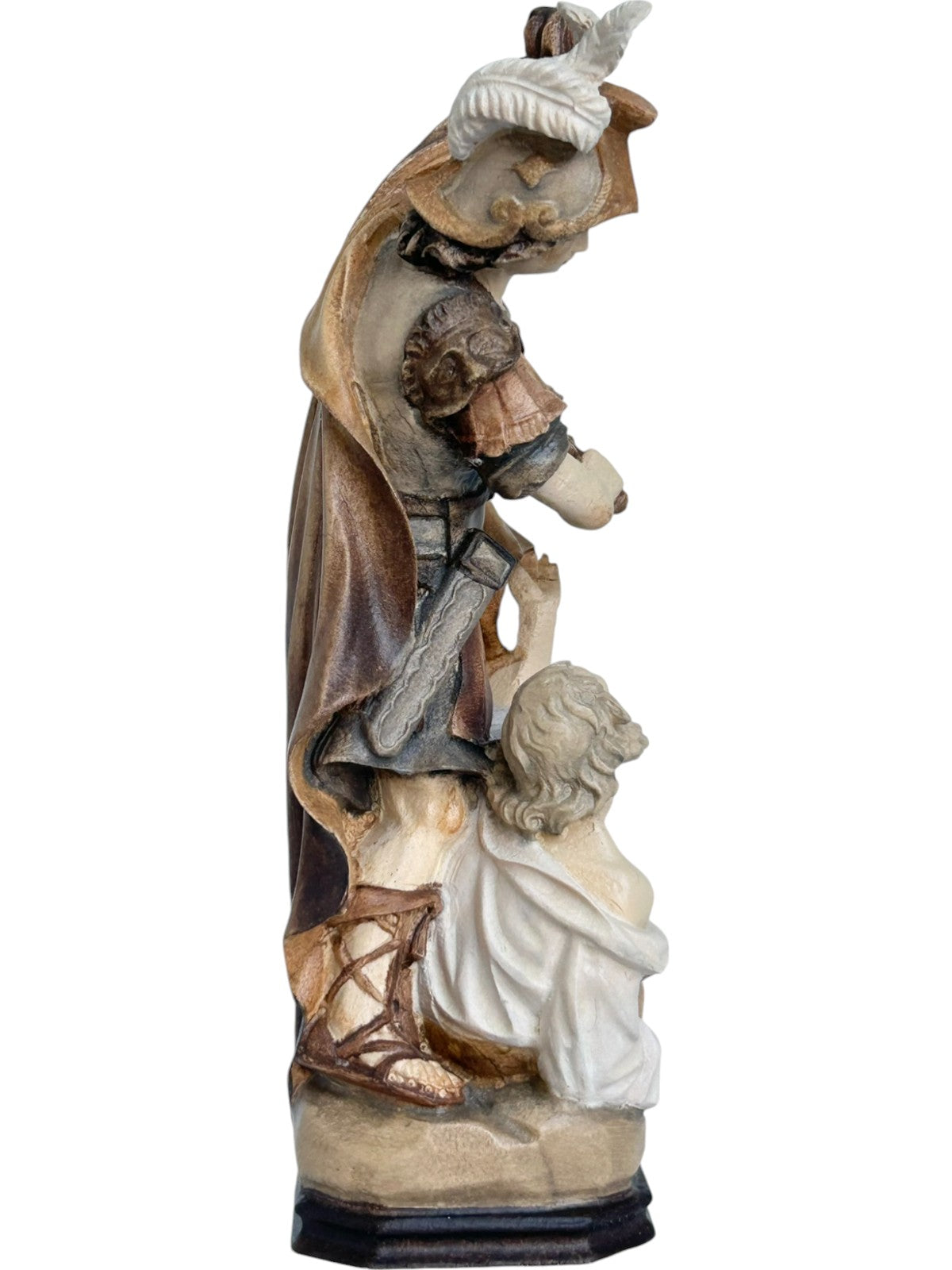 St. Martin sculpté dans du bois d'érable